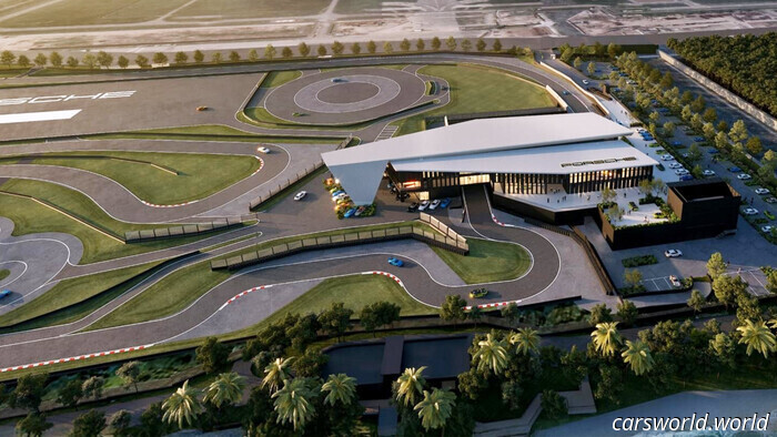 Il nuovo parco giochi della Porsche ha una pista da corsa che attraversa l'edificio | Carscoops
